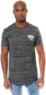 Ultra Game NFL Jacksonville Jaguars Mens Active Basic Space Dye Crew Neck Tee Shirt|Jacksonville Jaguars