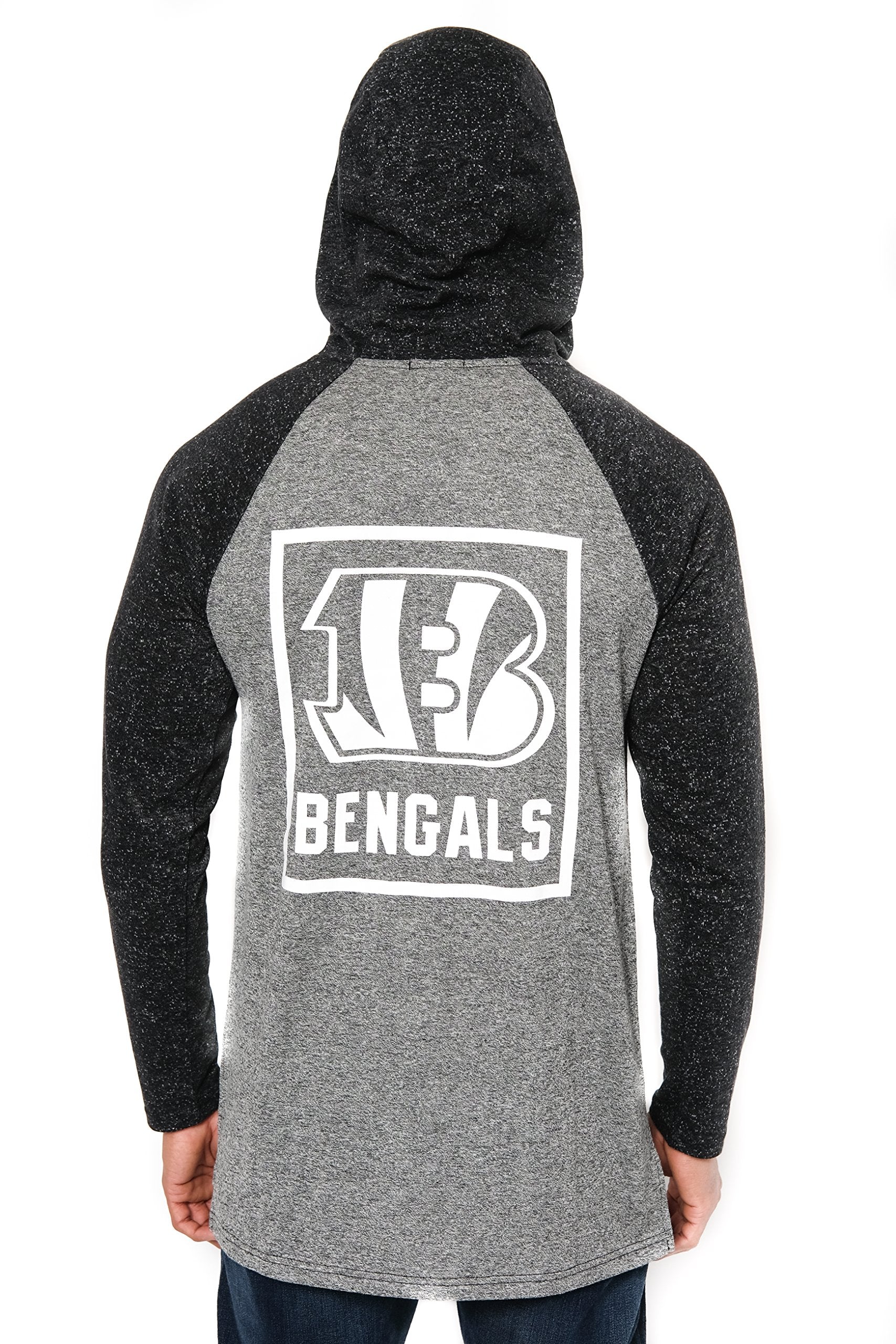 Ultra Game NFL Cincinnati Bengals Mens Fleece Hoodie Pullover Sweatshirt Henley|Cincinnati Bengals