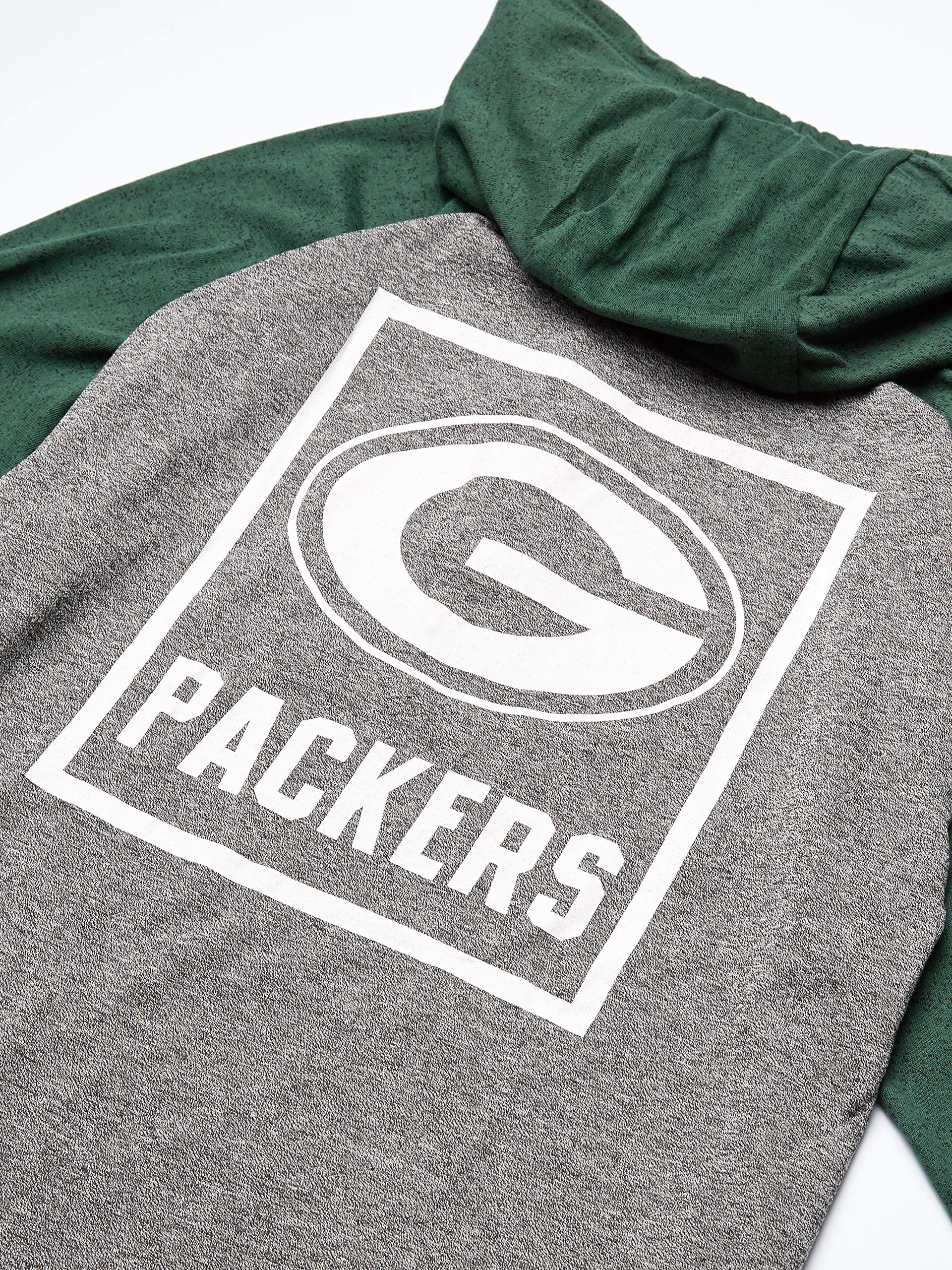 Ultra Game NFL Green Bay Packers Mens Fleece Hoodie Pullover Sweatshirt Henley|Green Bay Packers