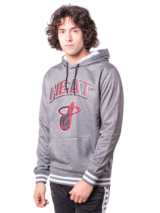 NBA Miami Heat Men's Fleece Hoodie Rib Stripe|Miami Heat