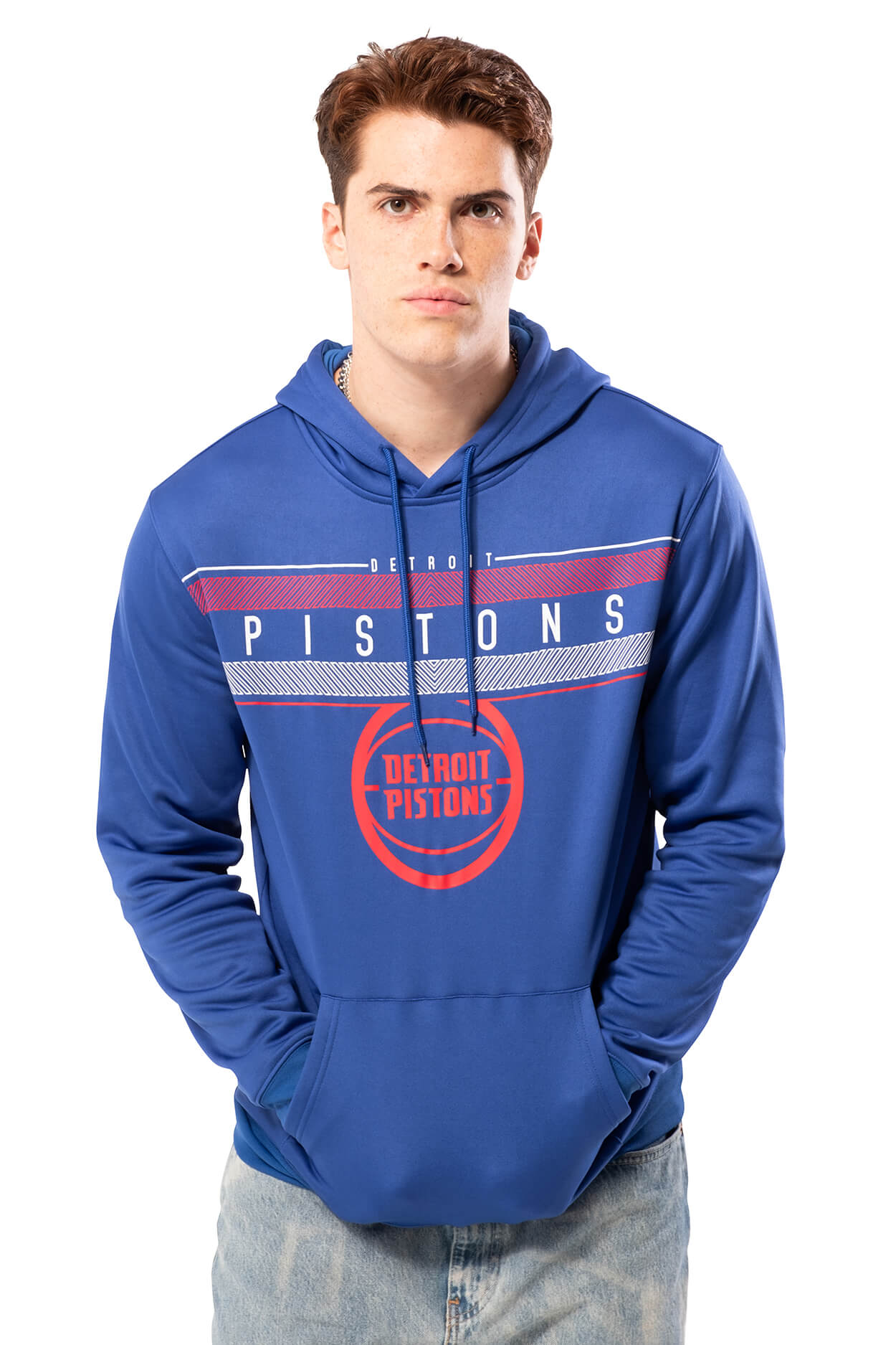 NBA Detroit Pistons Men's Fleece Hoodie Midtown|Detroit Pistons
