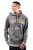NBA Golden State Warriors Men's Fleece Hoodie Rib Stripe|Golden State Warriors
