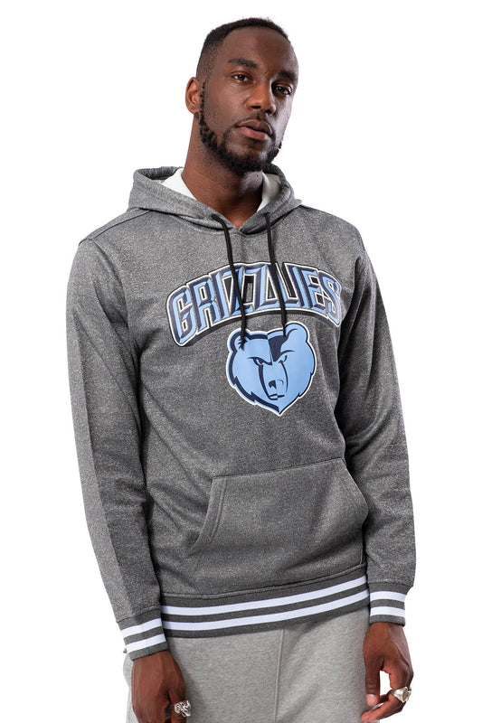 NBA Memphis Grizzlies Men's Fleece Hoodie Rib Stripe|Memphis Grizzlies