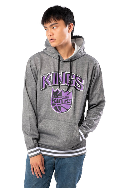 NBA Sacramento Kings Men's Fleece Hoodie Rib Stripe|Sacramento Kings