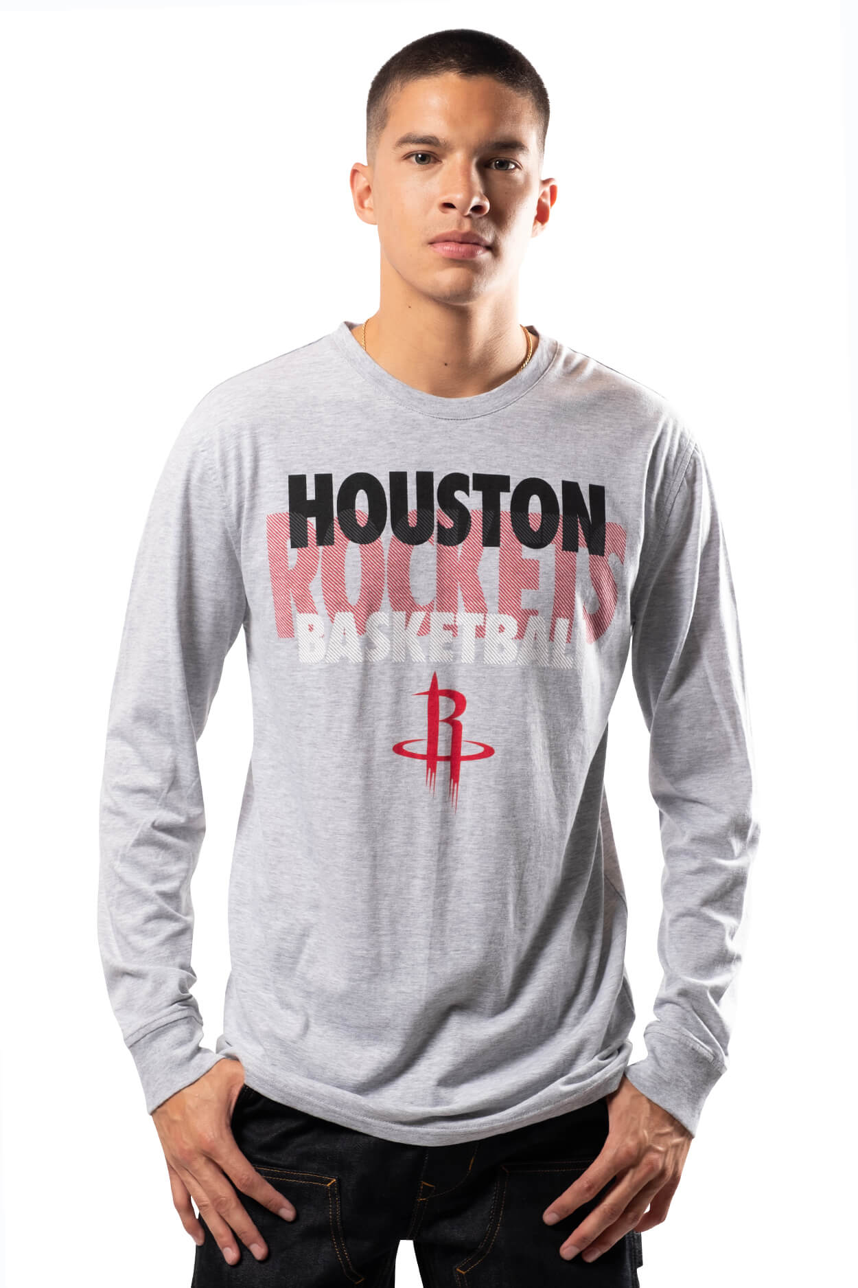 NBA Houston Rockets Men's Long Sleeve Pullover|Houston Rockets