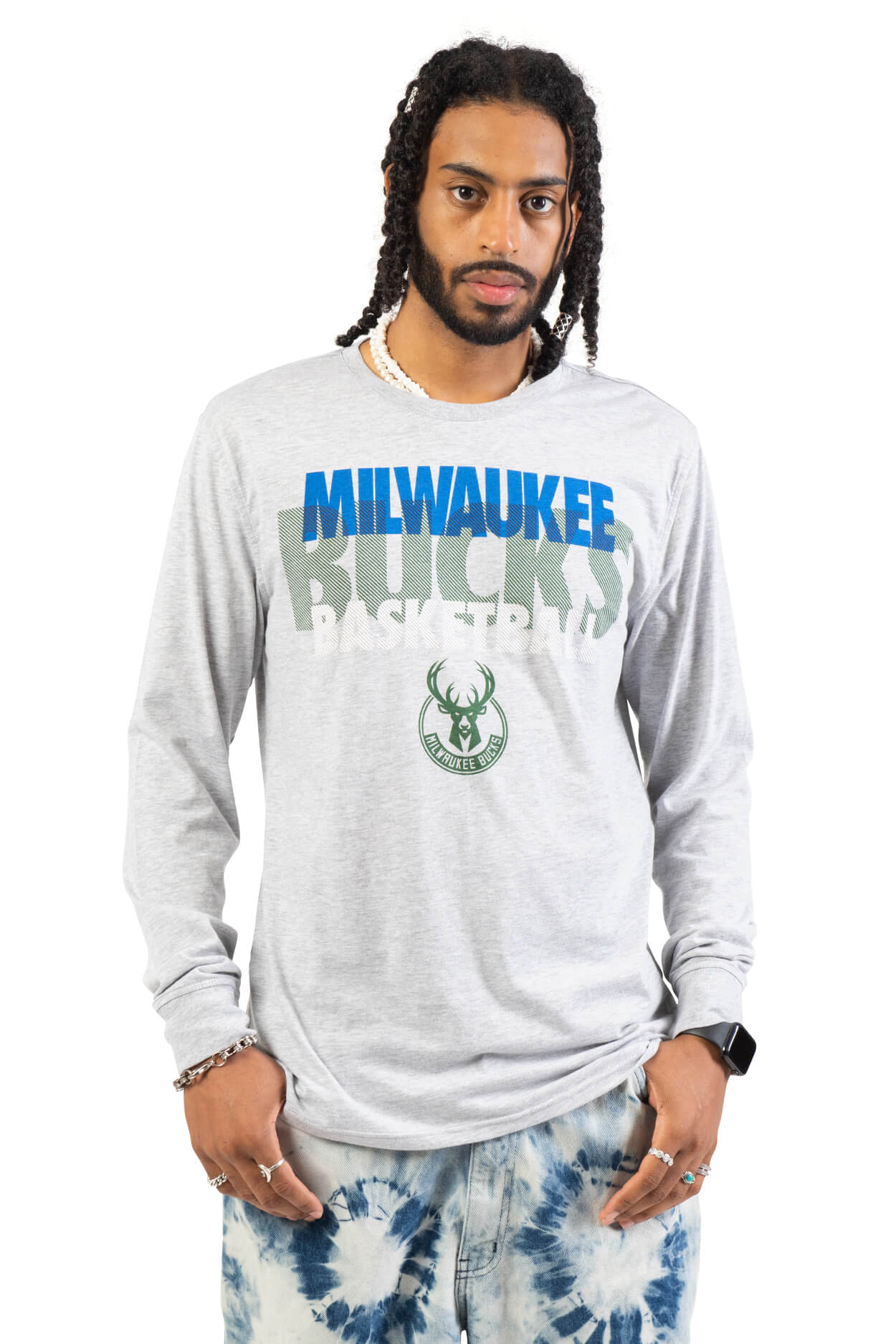 NBA Milwaukee Bucks Men's Long Sleeve Pullover|Milwaukee Bucks