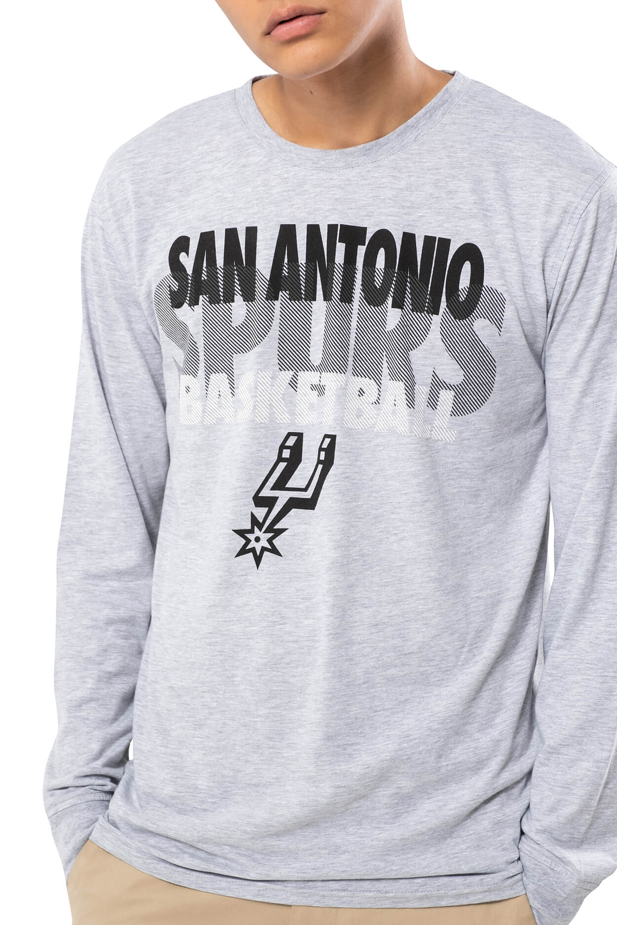 NBA San Antonio Spurs Men's Long Sleeve Pullover|San Antonio Spurs