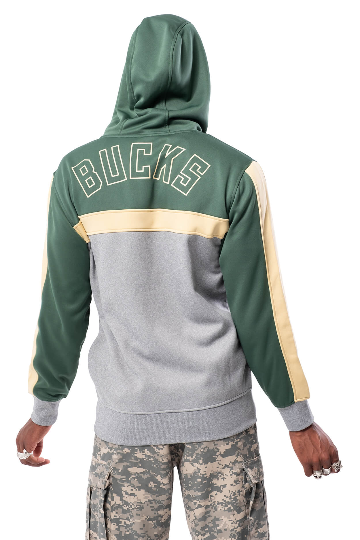 NBA Milwaukee Bucks Men's Full Zip Hoodie|Milwaukee Bucks