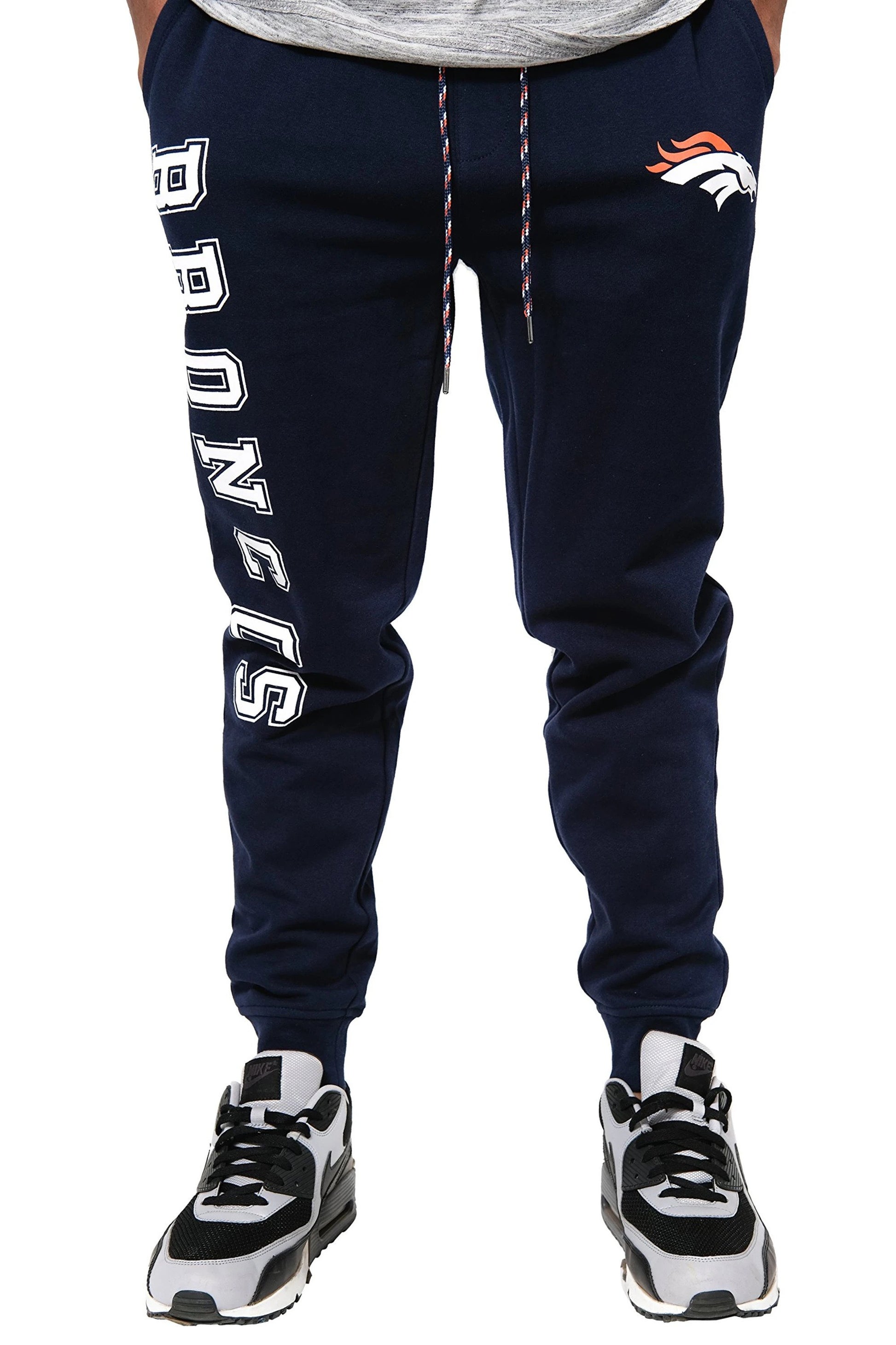 Ultra Game NFL Denver Broncos Men's Basic Jogger|Denver Broncos - UltraGameShop