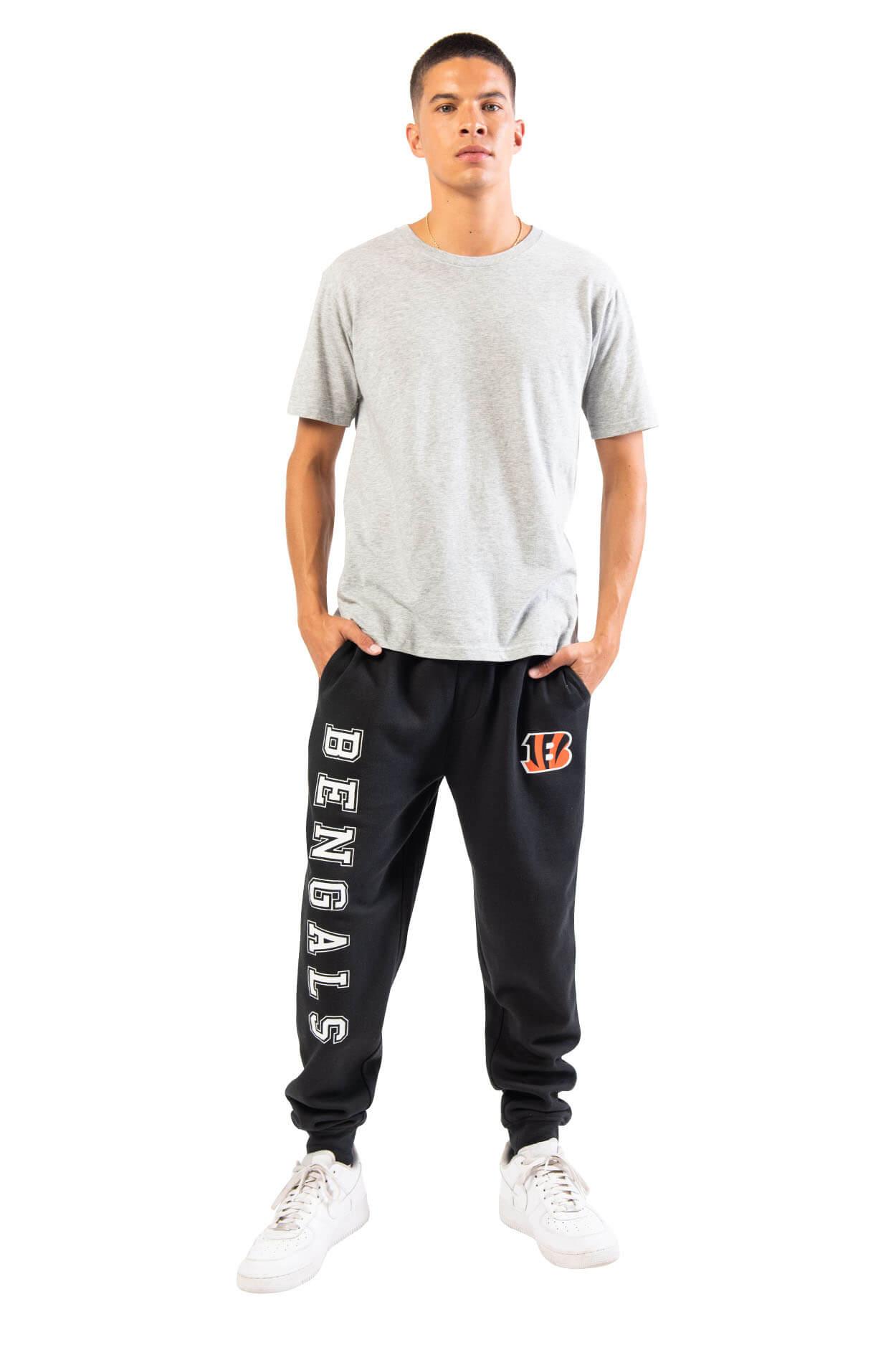 Ultra Game NFL Cincinnati Bengals Men's Basic Jogger|Cincinnati Bengals - UltraGameShop