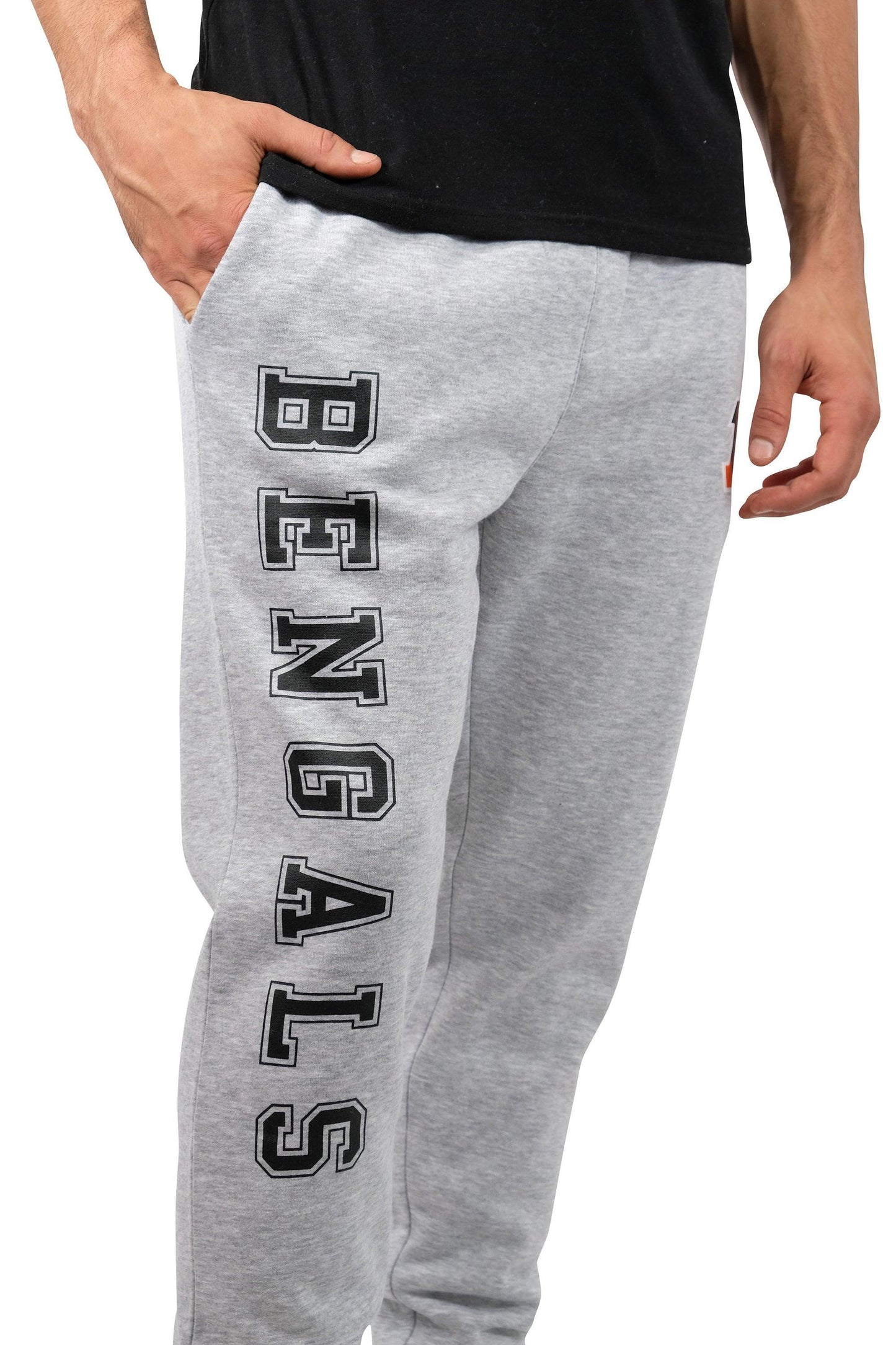 Ultra Game NFL Cincinnati Bengals Men's Basic Jogger|Cincinnati Bengals - UltraGameShop