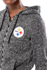 NFL Pittsburgh Steelers Women's Full Zip Hoodie|Pittsburgh Steelers