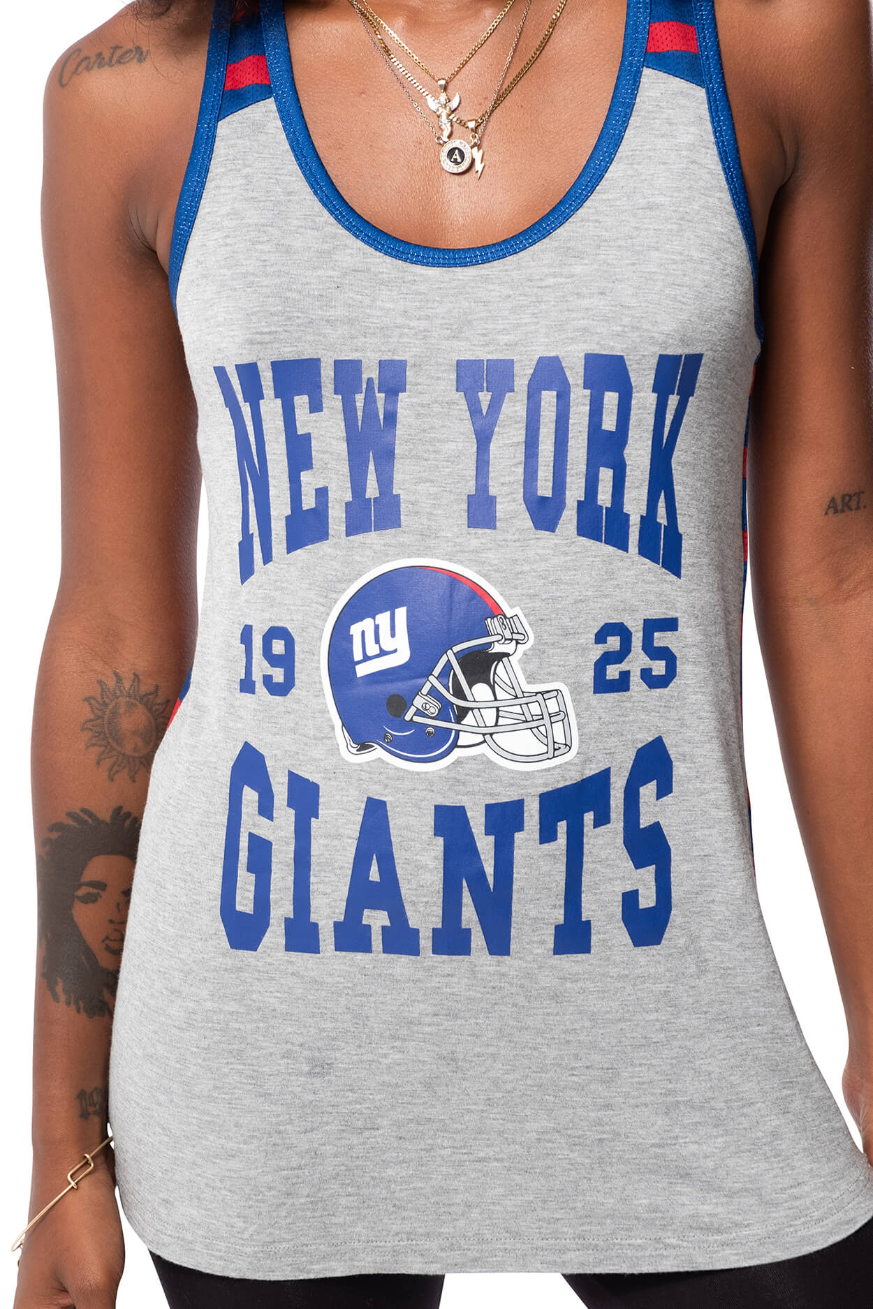 NFL New York Giants Women's Jersey Tank Top|New York Giants