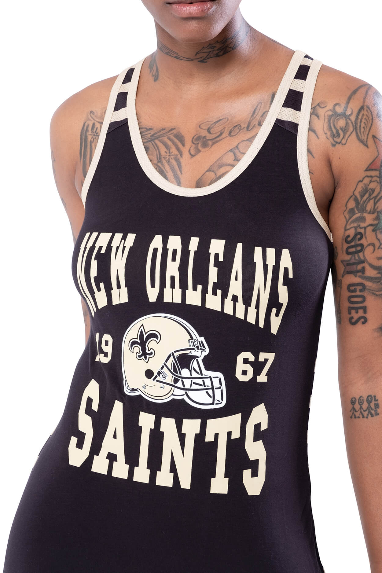 NFL New Orleans Saints Women's Jersey Tank Top|New Orleans Saints