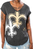 NFL New Orleans Saints Women's V-Neck Tee|New Orleans Saints