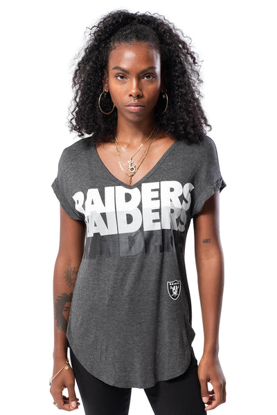 NFL Oakland Raiders Women's V-Neck Tee|Oakland Raiders