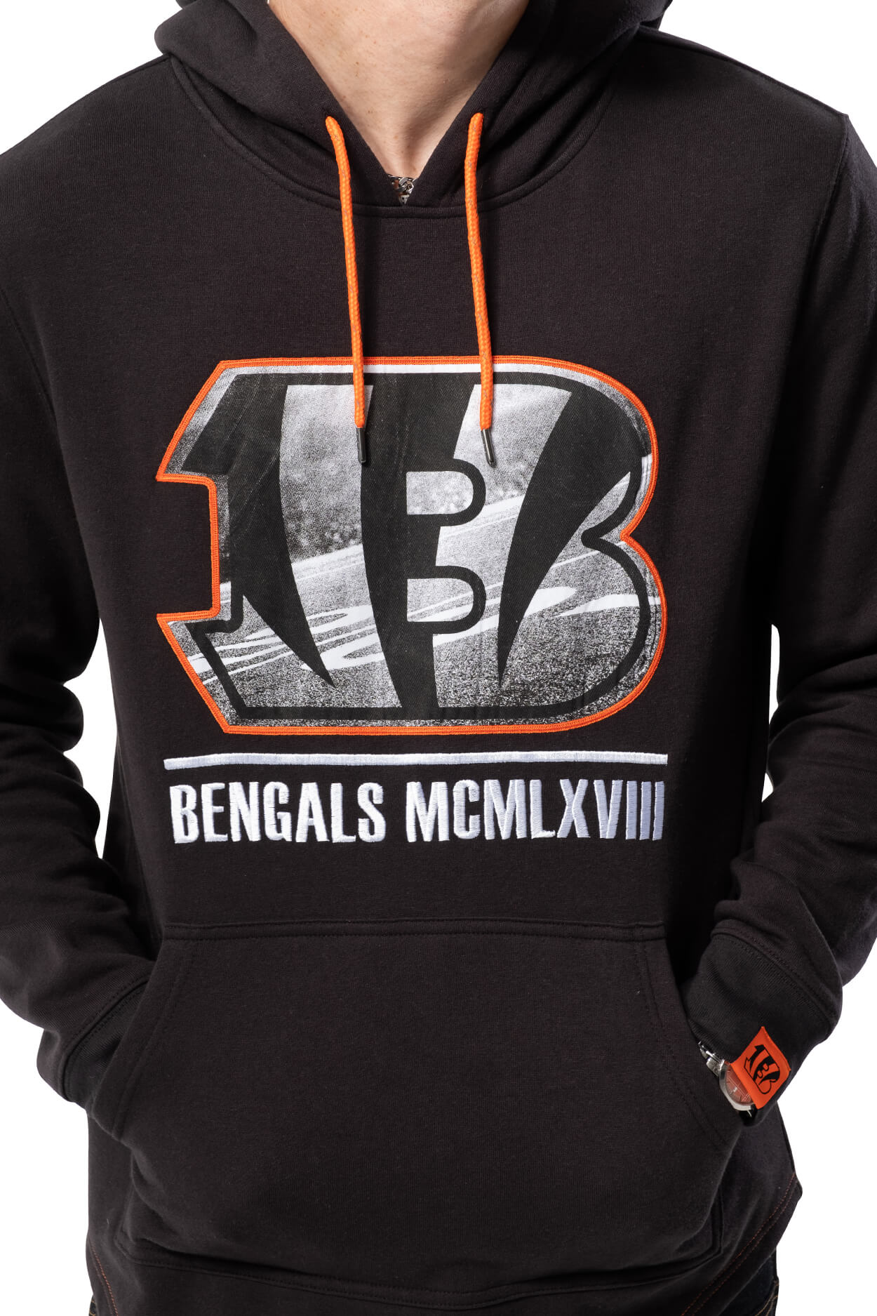 NFL Cincinnati Bengals Men's Embroidered Hoodie|Cincinnati Bengals
