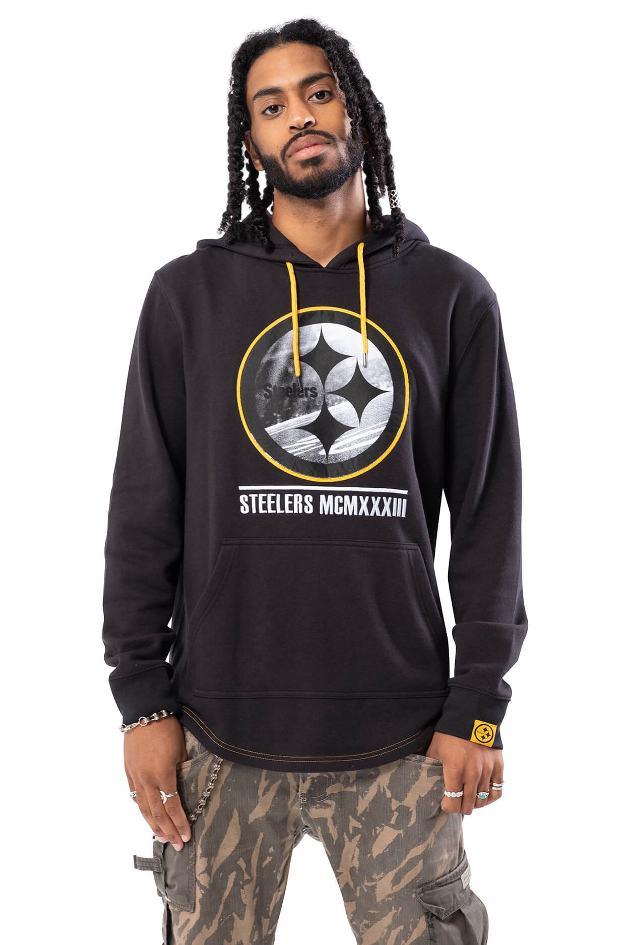 NFL Pittsburgh Steelers Men's Embroidered Hoodie|Pittsburgh Steelers