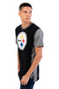 NFL Pittsburgh Steelers Men's Raglan Short Sleeve Tee|Pittsburgh Steelers