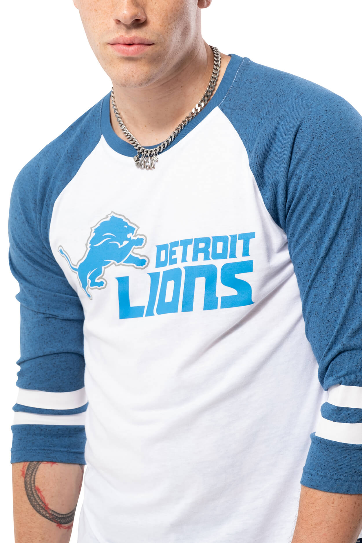 NFL Detroit Lions Men's Baseball Tee|Detroit Lions