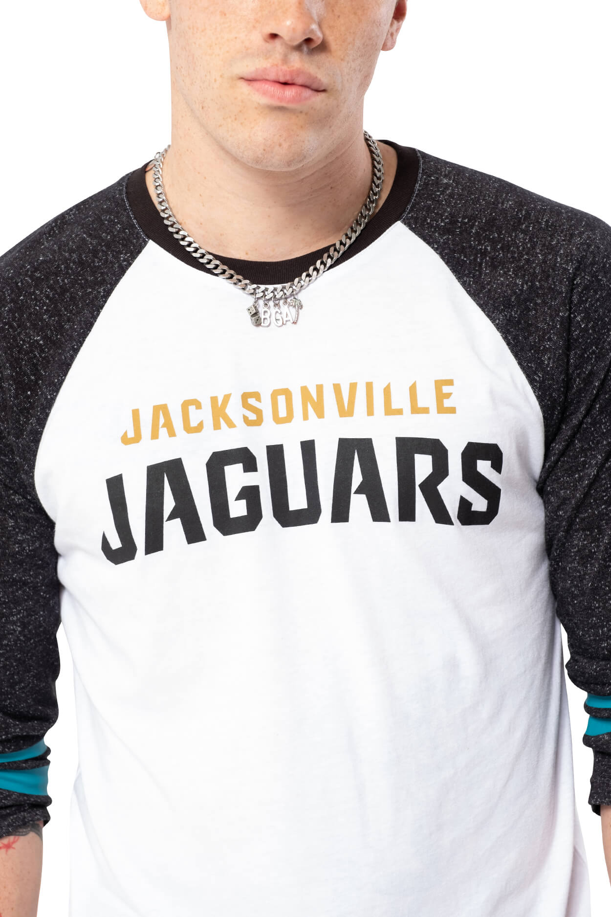 NFL Jacksonville Jaguars Men's Baseball Tee|Jacksonville Jaguars