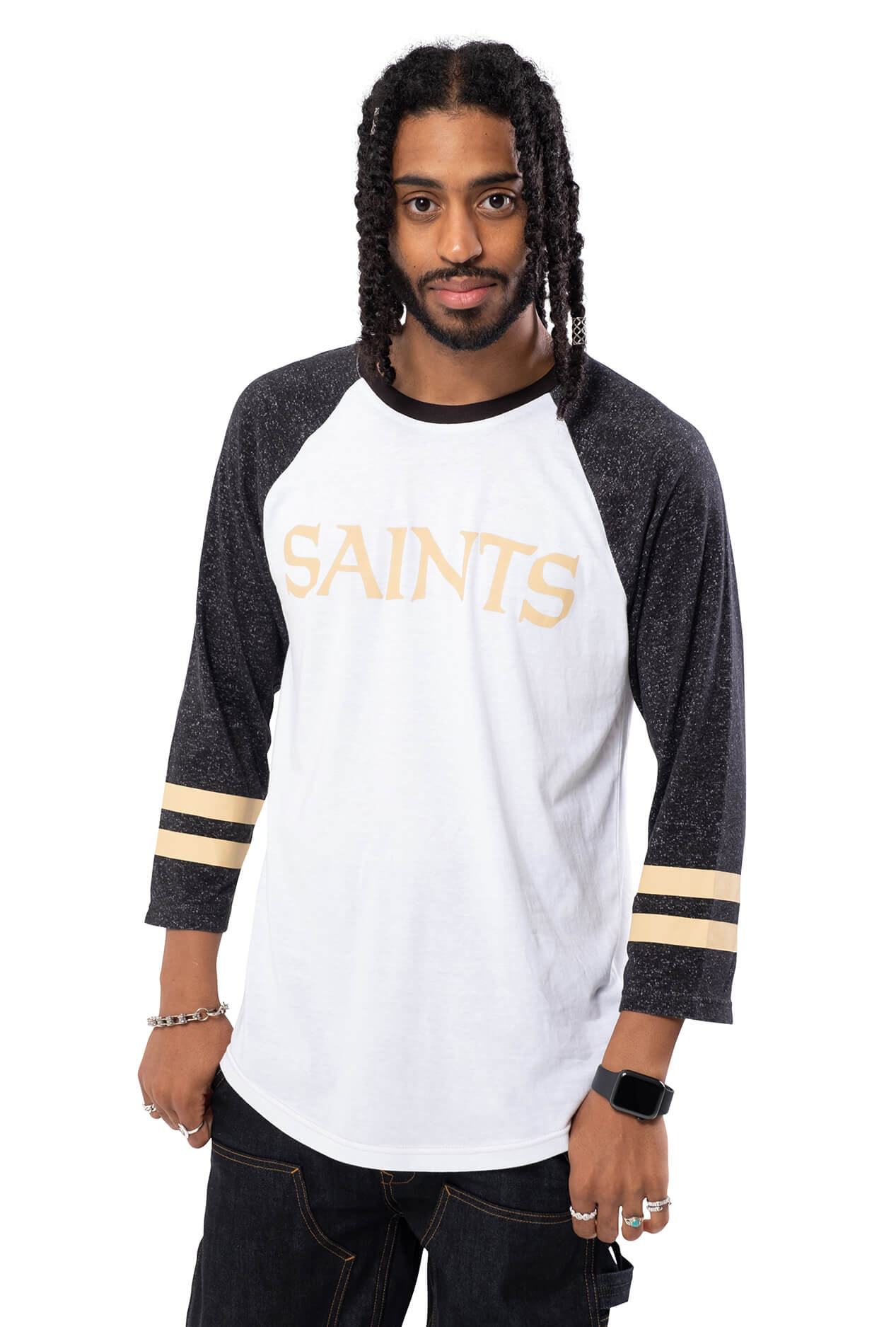 NFL New Orleans Saints Men's Baseball Tee|New Orleans Saints