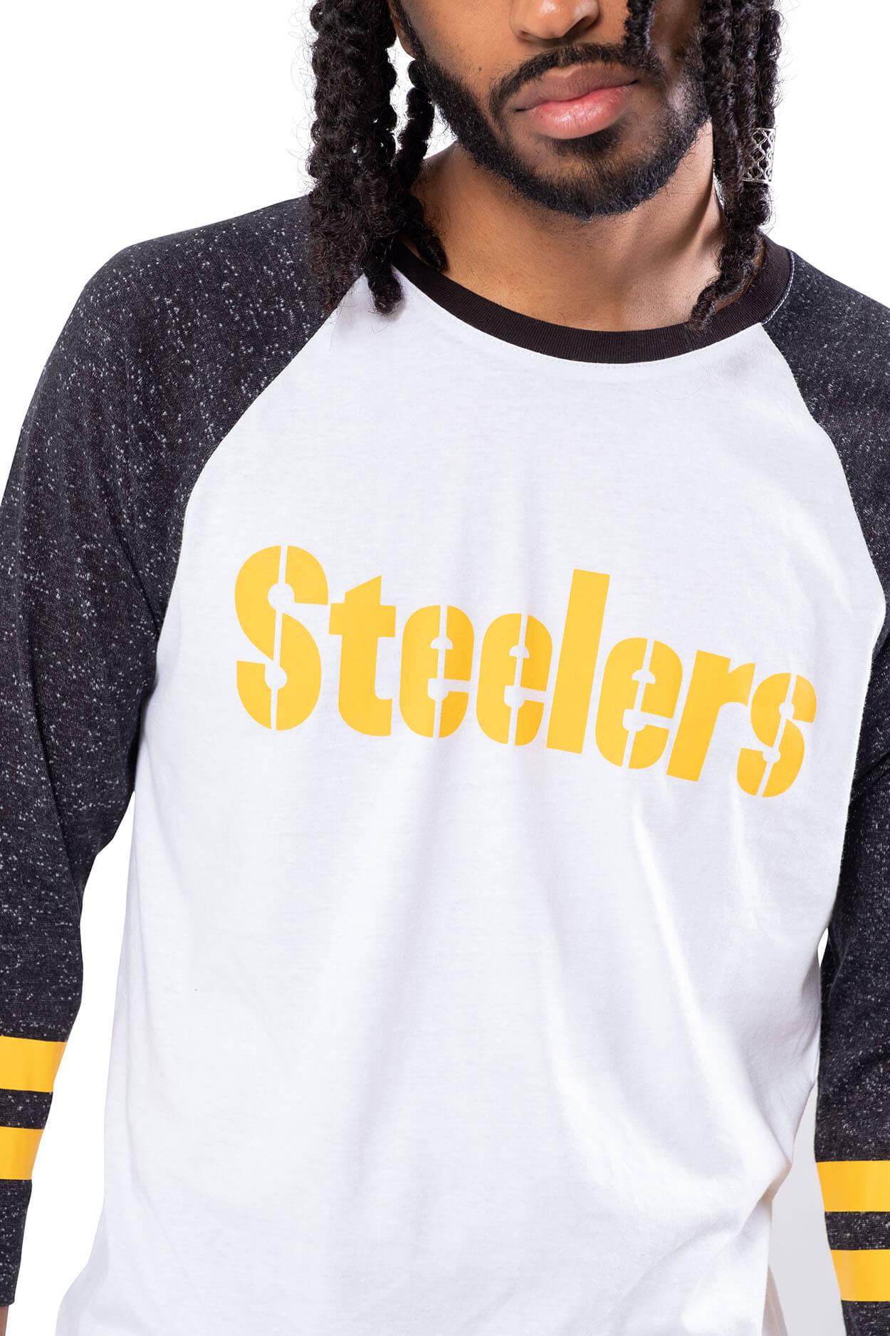 NFL Pittsburgh Steelers Men's Baseball Tee|Pittsburgh Steelers - UltraGameShop