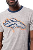 NFL Denver Broncos Men's Vintage Ringer Short Sleeve Tee|Denver Broncos