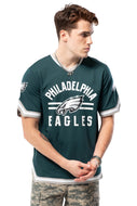 NFL Philadelphia Eagles Men's Jersey Stripe V-Neck|Philadelphia Eagles