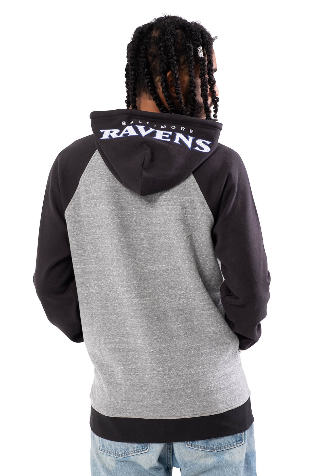 NFL Baltimore Ravens Men's Full Zip Hoodie|Baltimore Ravens