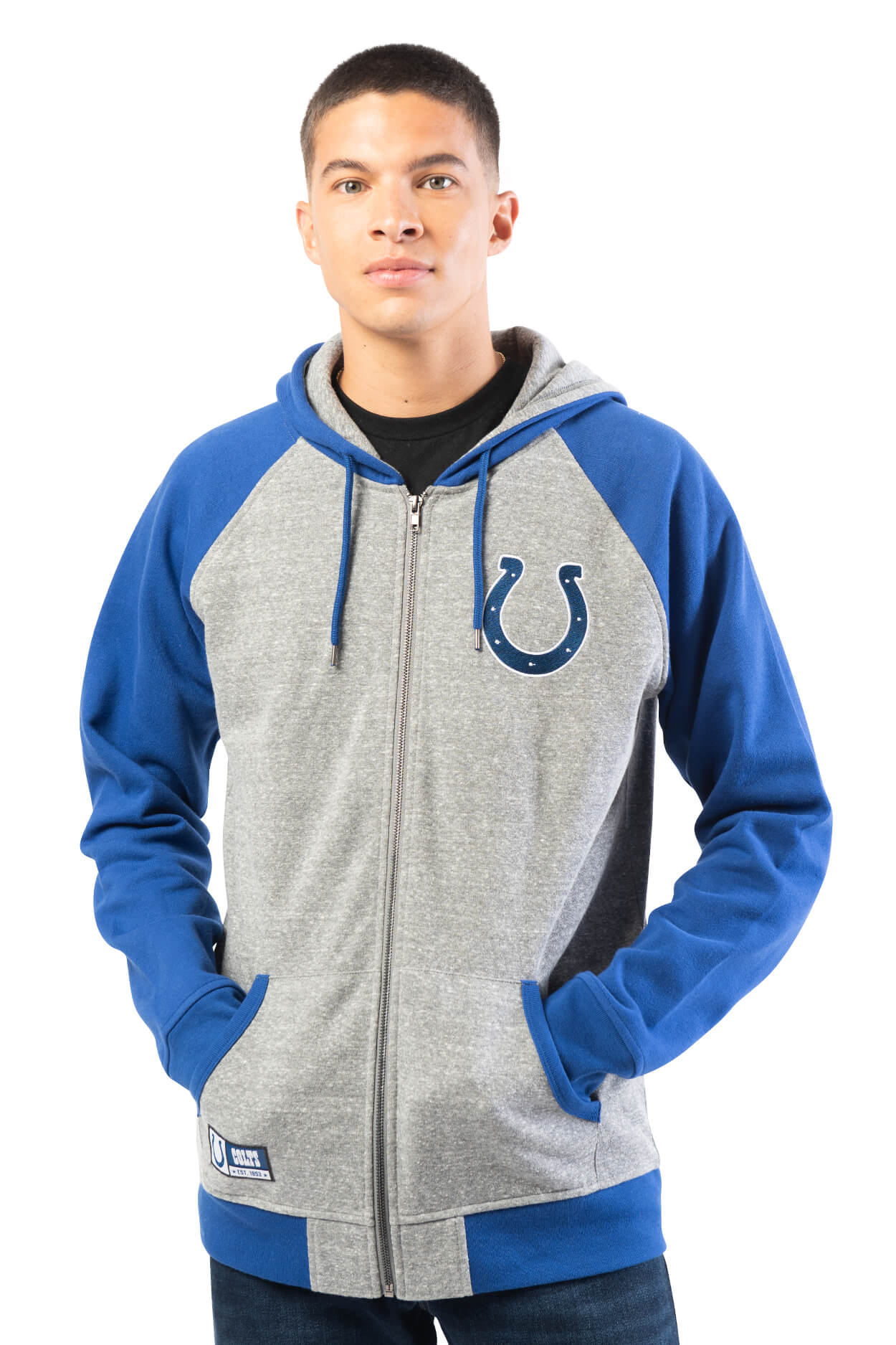 NFL Indianapolis Colts Men's Full Zip Hoodie|Indianapolis Colts