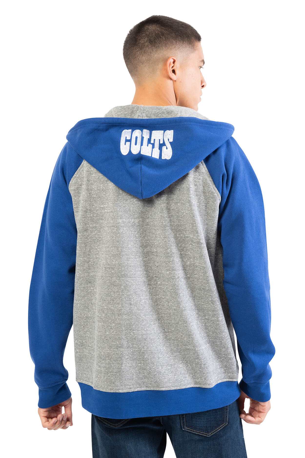 NFL Indianapolis Colts Men's Full Zip Hoodie|Indianapolis Colts