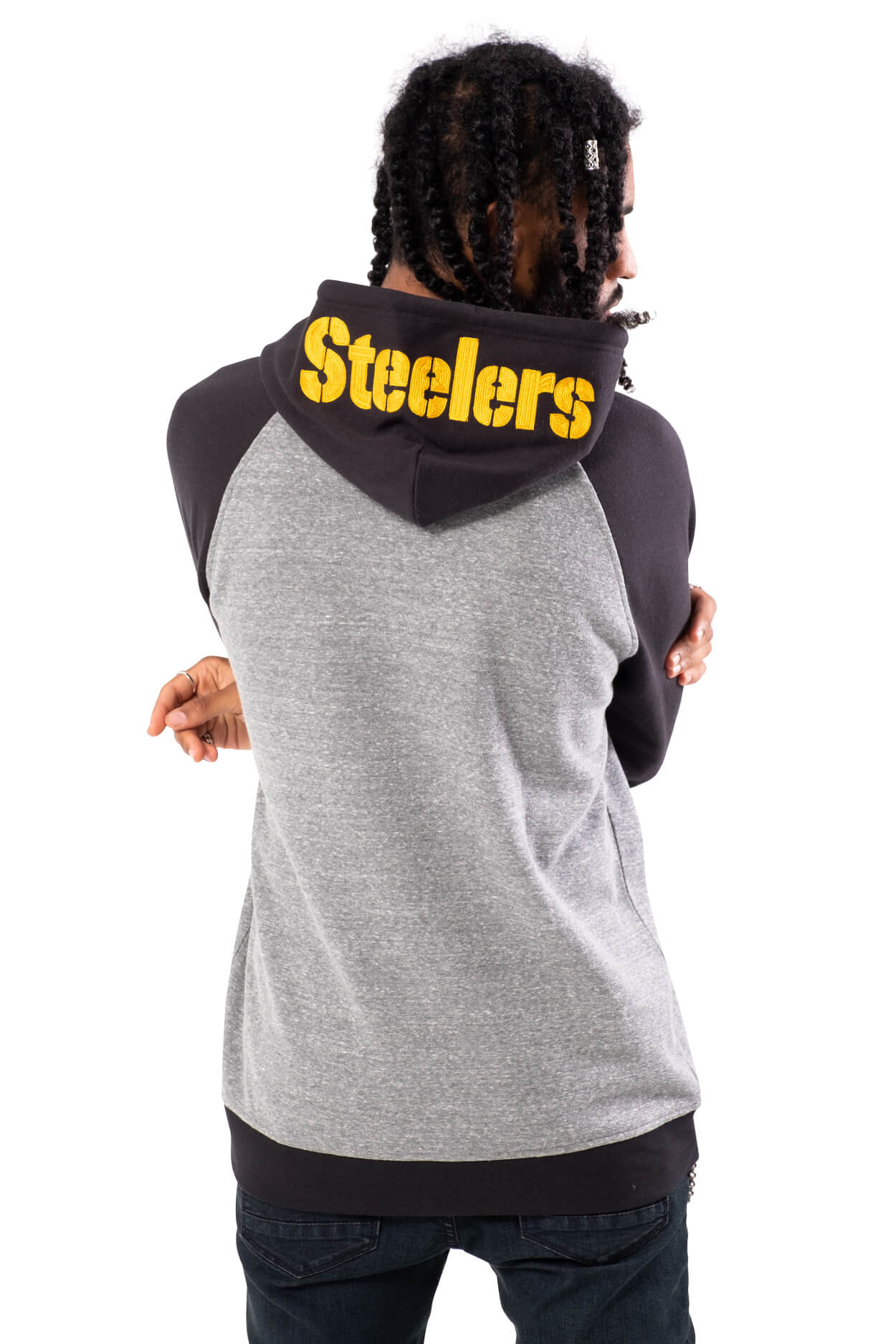 NFL Pittsburgh Steelers Men's Full Zip Hoodie|Pittsburgh Steelers