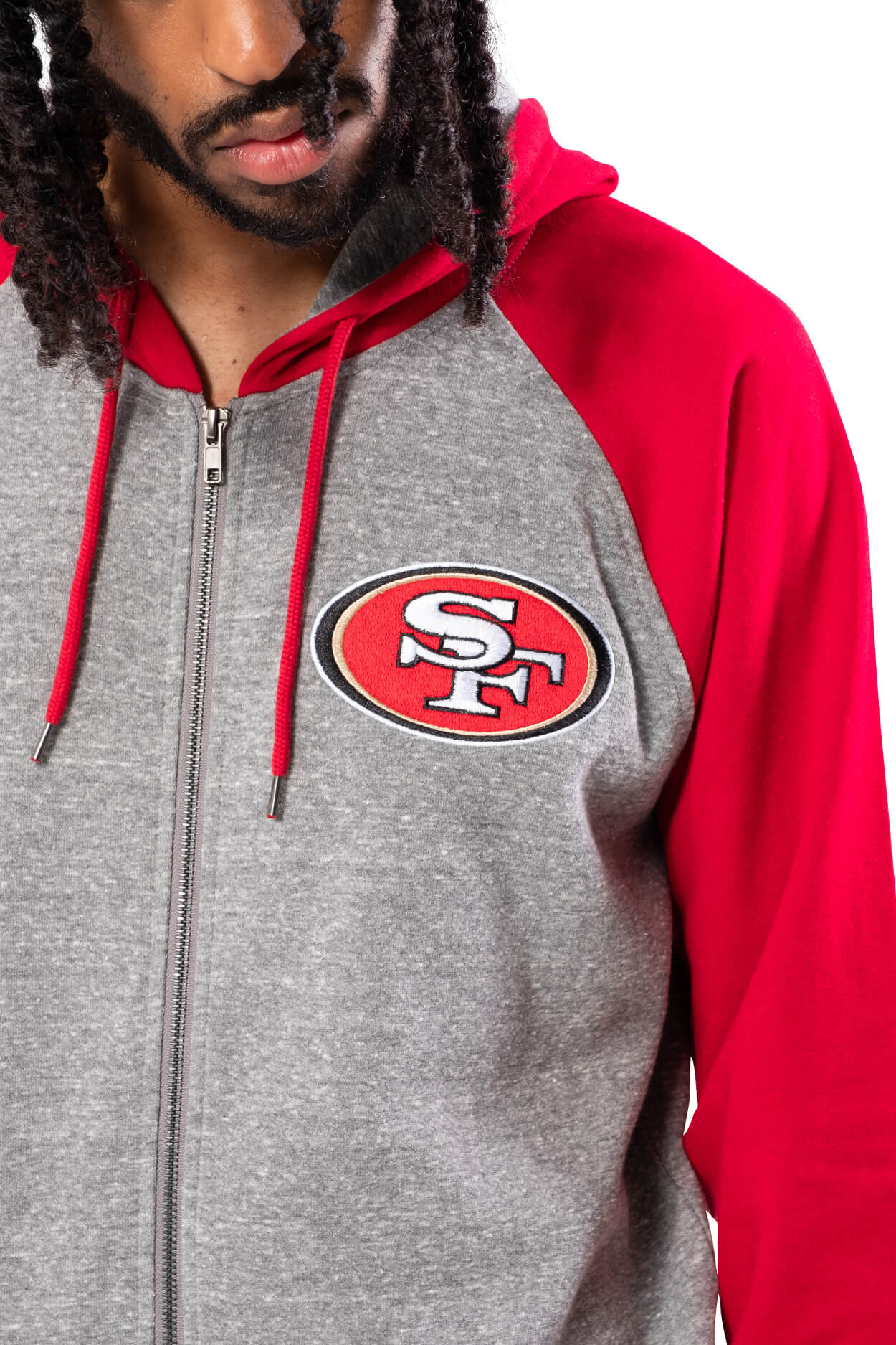 NFL San Francisco 49ers Men's Full Zip Hoodie|San Francisco 49ers