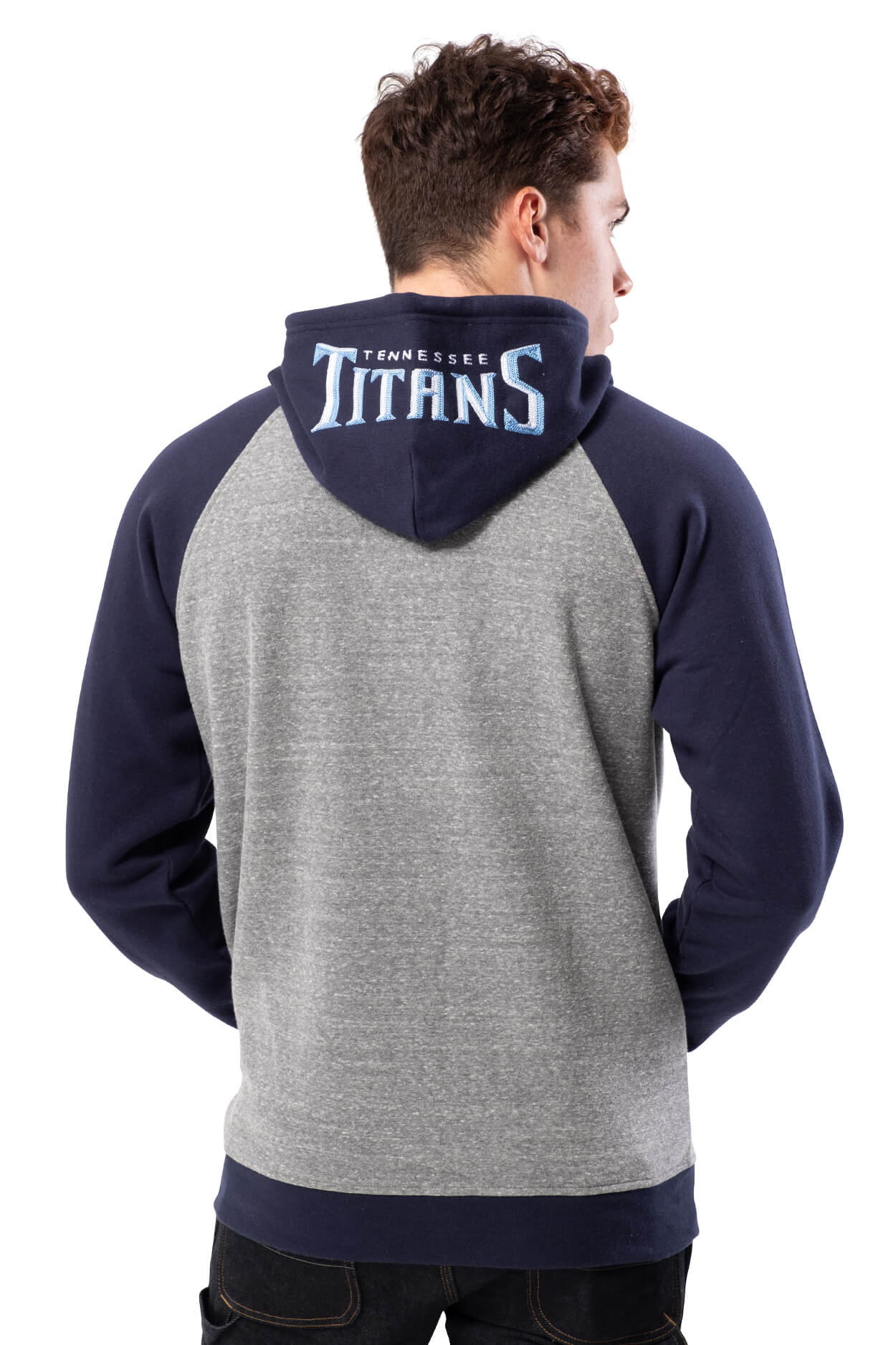 NFL Tennessee Titans Men's Full Zip Hoodie|Tennessee Titans