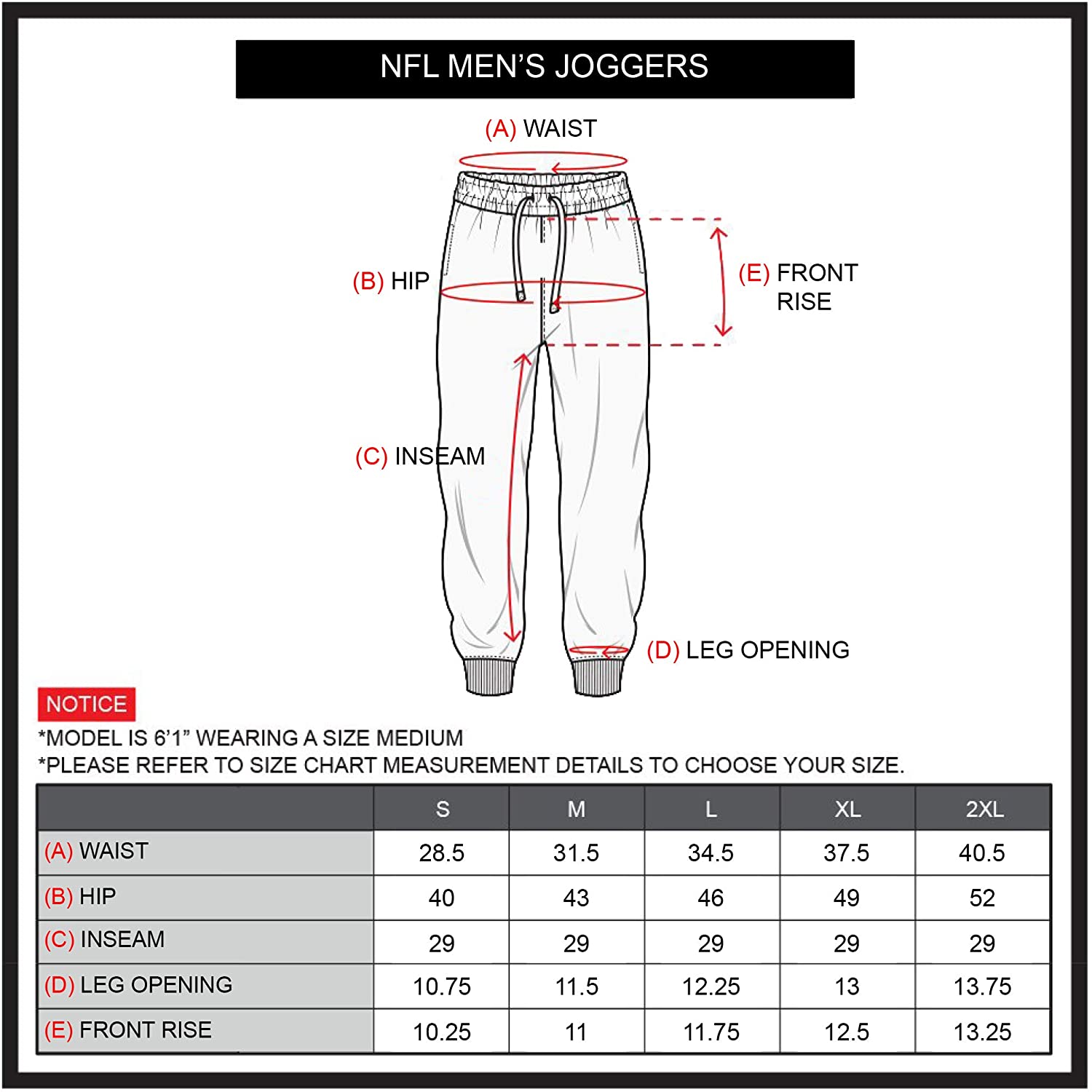 NFL New York Giants Men's Basic Jogger|New York Giants