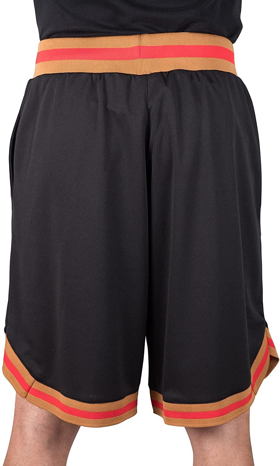 Ultra Game NBA Official Men‚Äôs Active Knit Basketball Training Shorts - Unisex, New Orleans Pelicans, Black|New Orleans Pelicans