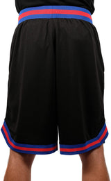 Ultra Game NBA Official Men‚Äôs Active Knit Basketball Training Shorts - Unisex, Philadelphia 76ers, Black|Philadelphia 76ers
