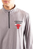 NBA Chicago Bulls Men's Quarter Zip Quick Dry Tee|Chicago Bulls