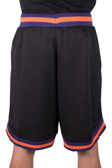 Ultra Game NBA Official Men‚Äôs Active Knit Basketball Training Shorts - Unisex, Phoenix Suns, Black|Phoenix Suns