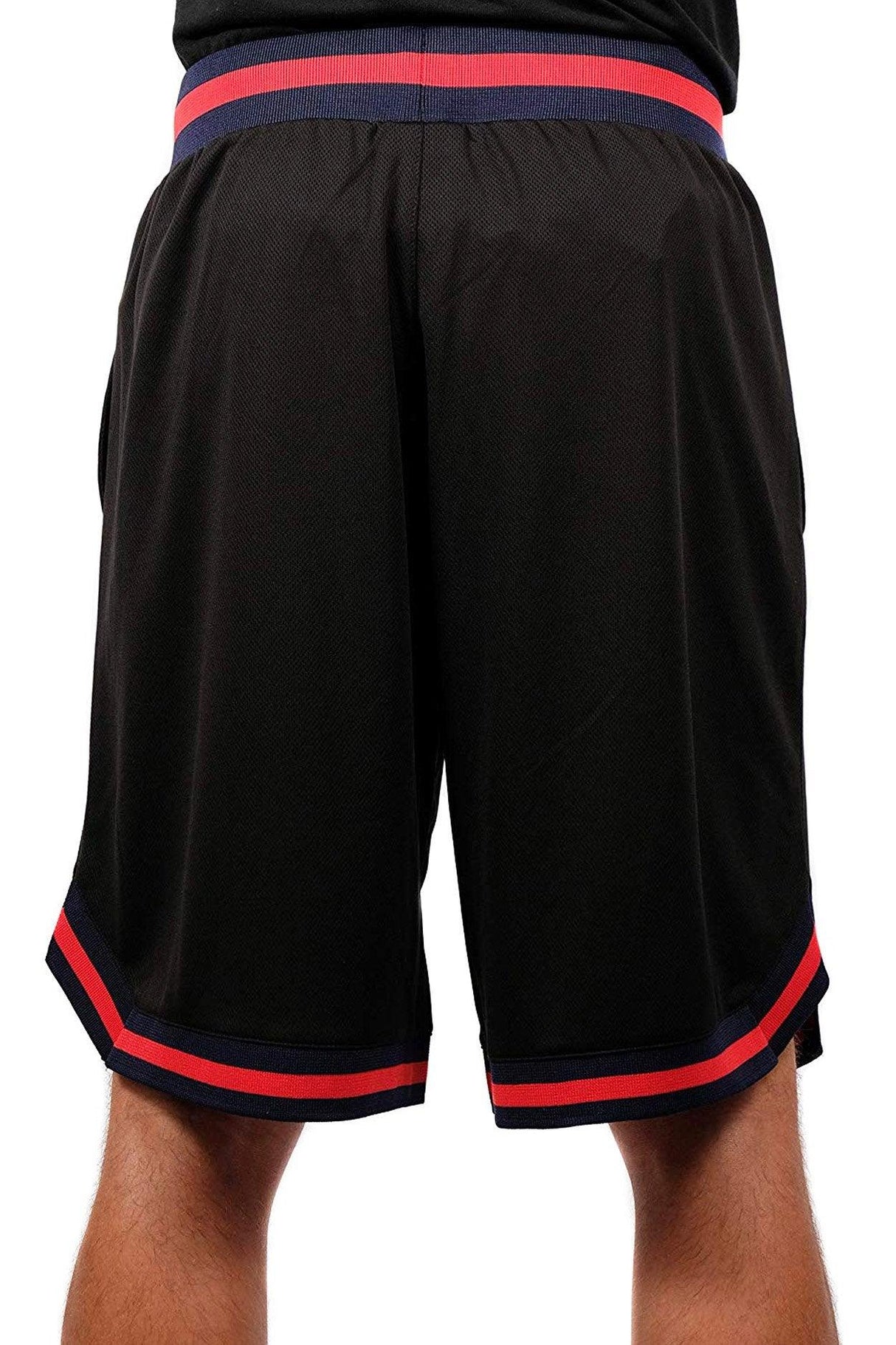 Ultra Game NBA Official Men‚Äôs Active Knit Basketball Training Shorts - Unisex, Washington Wizards, Black|Washington Wizards