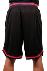 Ultra Game NBA Official Men‚Äôs Active Knit Basketball Training Shorts - Unisex, Washington Wizards, Black|Washington Wizards